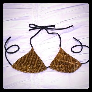 Velour Bikini 👙 Top
